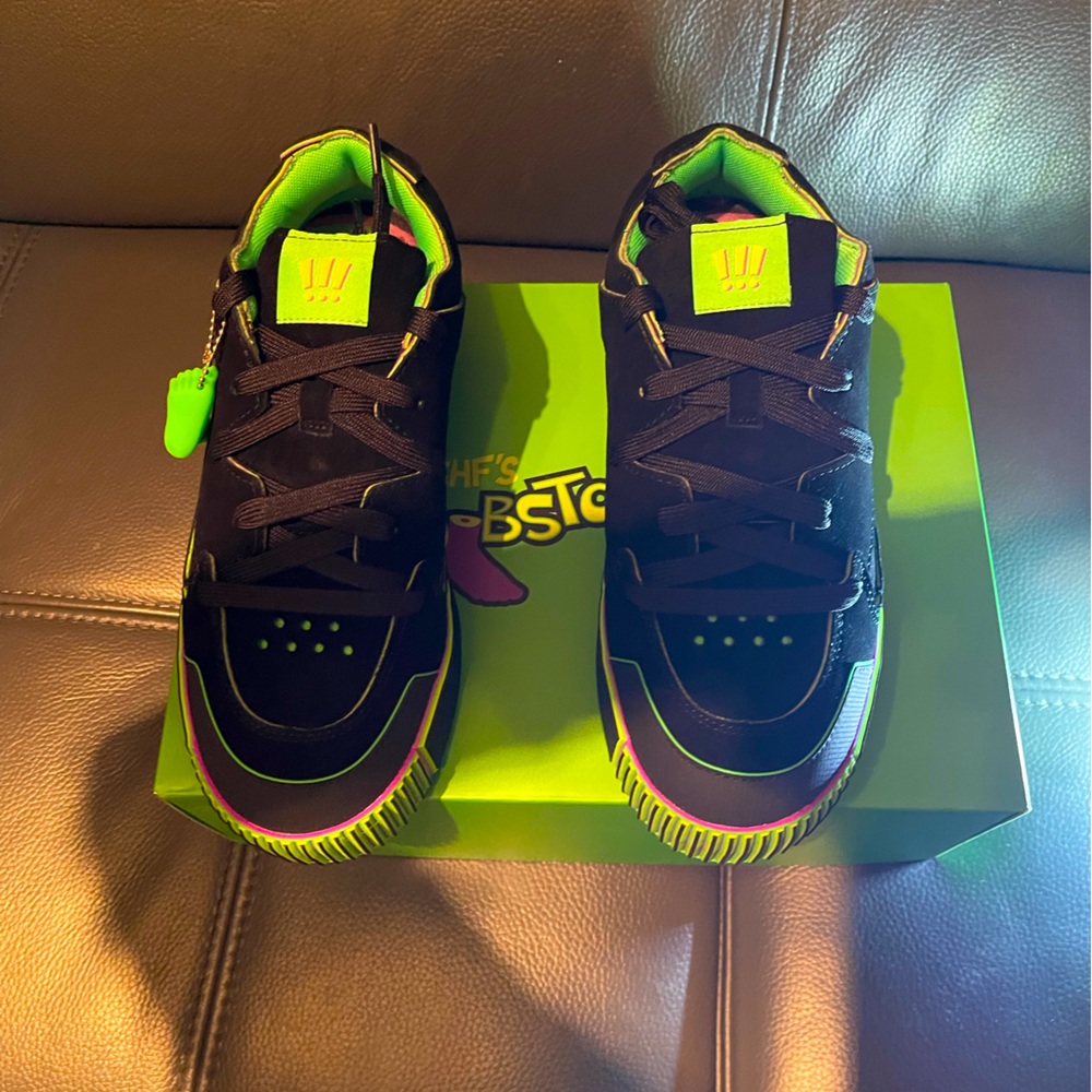 MSCHF GOBSTOMPER  (BRAND NEW IN BOX) Men size 10.. 💜🖤💛💚 SOUR EDITION